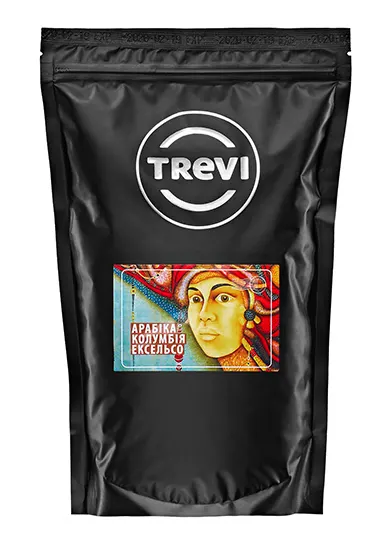Кофе в зёрнах Trevi Арабика Колумбия Эксельсо 500 г