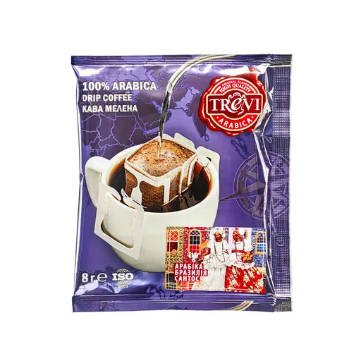 Дрип-кофе Trevi Арабика Бразилия Сантос 50x10 г