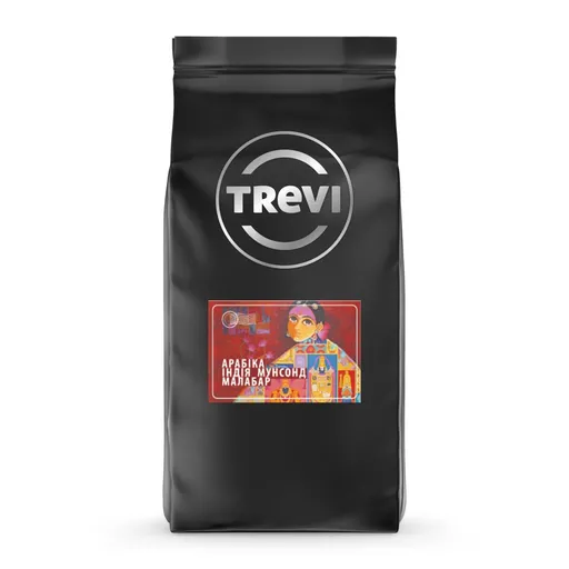 Кофе в зёрнах Trevi Арабика Индия Монсунд Малабар 1 кг