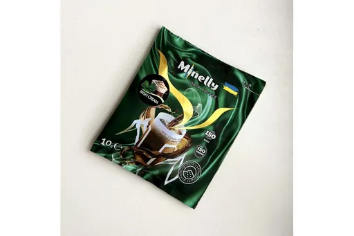 Бокс дріп-кави ароматизованої Minelly IRISH CREAM 10 г x 10 шт