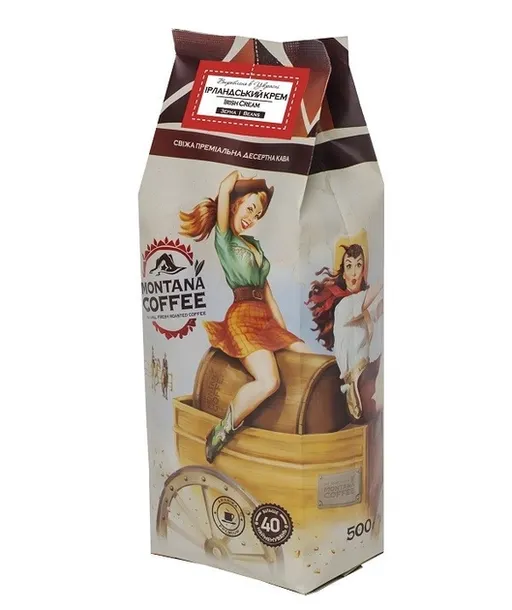Кофе в зёрнах Montana Coffee Irish Cream (Ирландский крем) зерно 500г