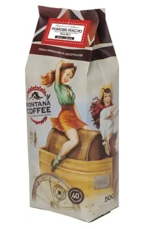Кофе в зёрнах Montana Coffee Rum Butter (Ромовое масло) зерно 500г