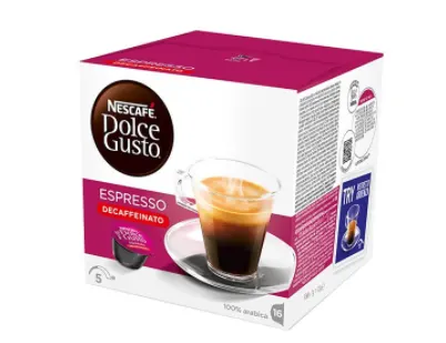 Кофе в капсулах NESCAFE Dolce Gusto Espresso Decaffeinato (16 шт)