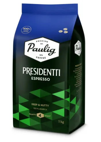 Кава в зернах Paulig Presidentti Espresso 1 кг