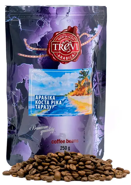Кава в зернах Trevi Арабіка Коста-Ріка Тарразу 250 г