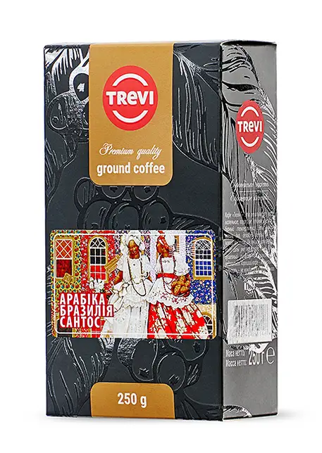 Кофе молотый Trevi Арабика Бразилия Сантос 250г