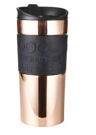 Термокружка Bodum Travel Mug Золотисто-розовый 350 мл (11068-18S)