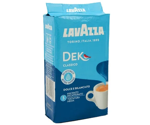 Кава мелена Lavazza Decaffeinato 250 г (без кофеїну)