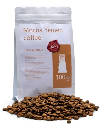 Кофе в зёрнах Trevi Арабика Mocha Yemen 100 г