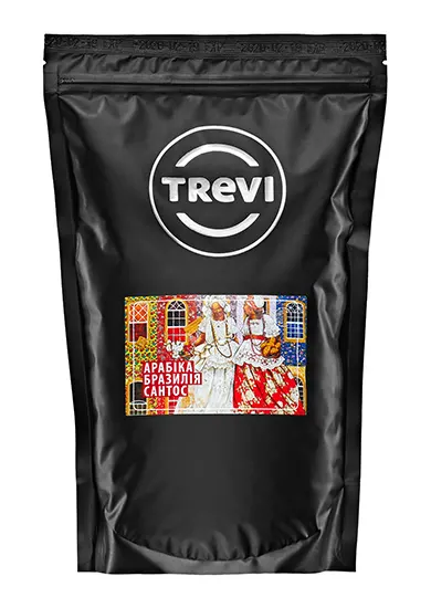 Кава в зернах Trevi Арабіка Бразилія Сантос 500 г