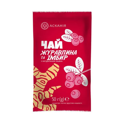 Чай-сашет Асканія Журавлина та імбир 50 г
