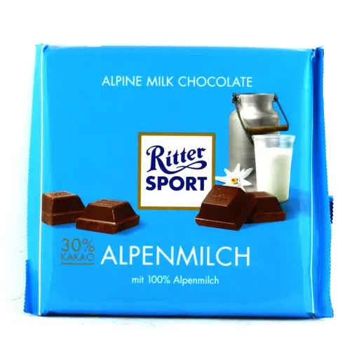 Шоколад молочный Ritter Sport Alpine Milk Альпийский 100 г