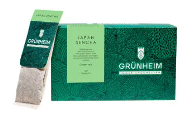 Чай зеленый пакетированный Grunheim Japan Sencha 20 шт