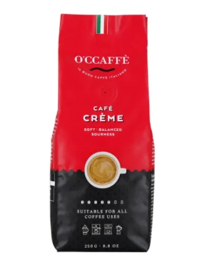 Кава в зернах O'CCAFFE Café Crème 250 г