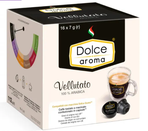 Кофе в капсулах Dolce Aroma VELLUTATO Dolce Gusto (16 шт)