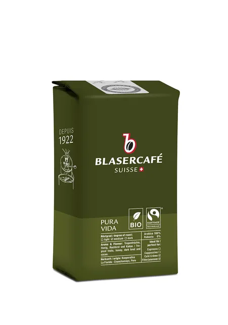 Кофе в зёрнах BlaserCafe Pura Vida Bio 250 г