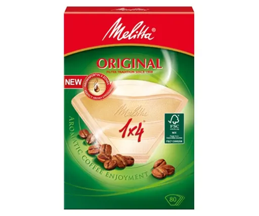 Фільтр паперовий Melitta AROMA ZONES (1х4/80 коричневі)