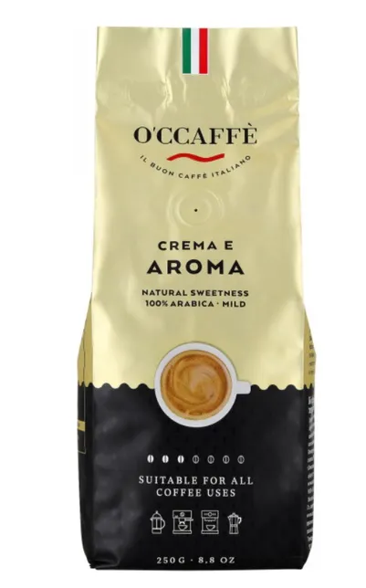 Кофе в зернах O'CCAFFE Crema e Aroma 250 г