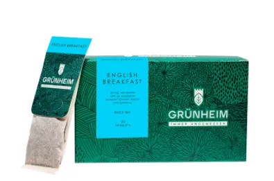Чай черный пакетированный Grunheim English Breakfast 20 шт