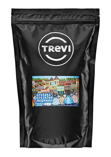 Кофе в зёрнах Trevi Арабика Бразилия Моджиана 1 кг