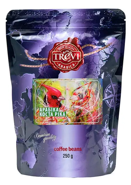 Кофе в зёрнах Trevi Арабика Коста-Рика 250 г