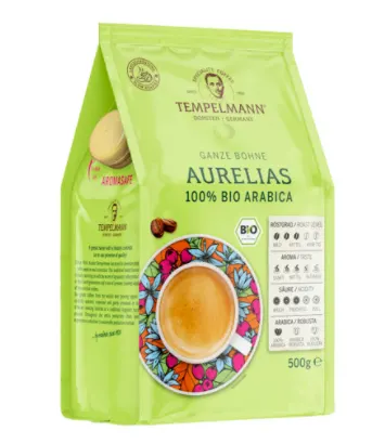 Кофе в зернах Tempelmann Aurelias Caffe Crema 500 г