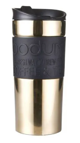 Термокружка Bodum Travel Mug Золотисто-желтый 350 мл (11068-17S)