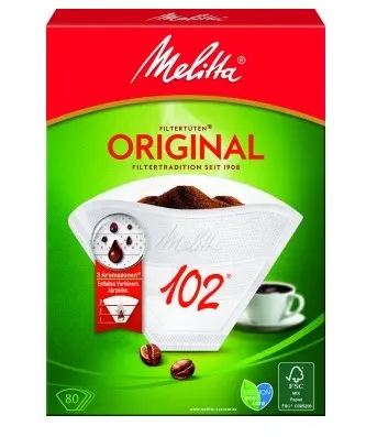 Фільтр паперовий Melitta AROMA ZONES (102/80 білі)