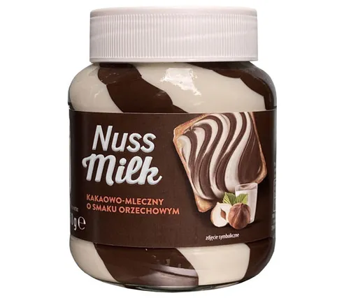 Паста шоколадна Nuss Milk молочно-горіхова 400 г