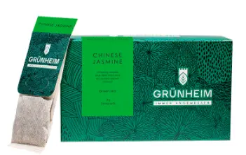 Чай зеленый пакетированный Grunheim Chinese Jasmine 20 шт