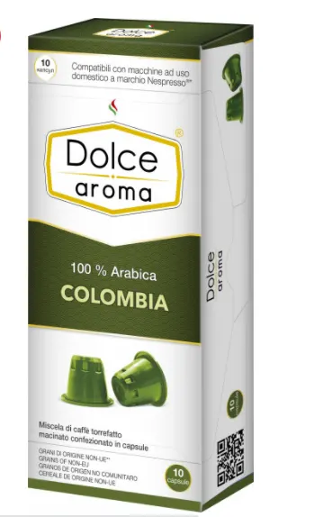 Кофе в капсулах Dolce Aroma Colombia Nespresso (10 шт)