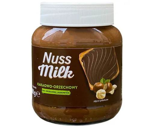 Паста шоколадна Nuss Milk какао-горіхова 400 г