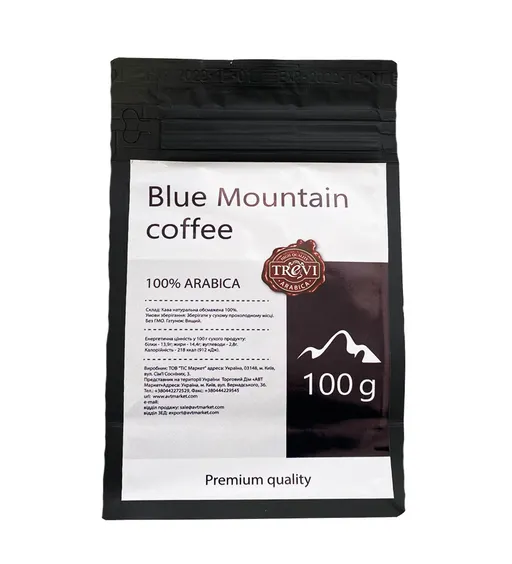 Кофе в зёрнах Trevi Арабика Blue Mountain 100 г
