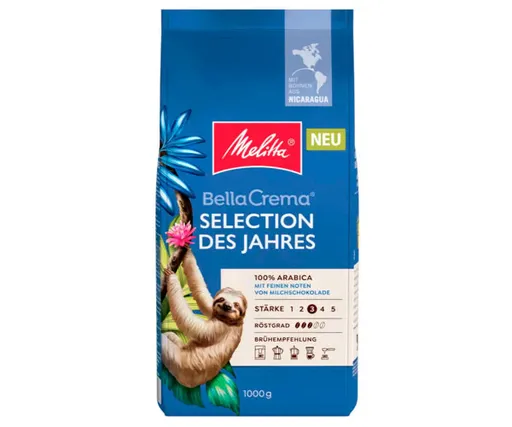 Кофе в зернах Melitta BellaCrema Selection des Jahres Nicaragua 1 кг