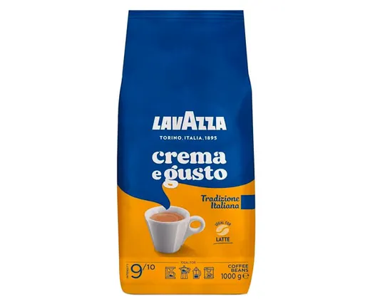 Кава в зернах Lavazza Crema e gusto Tradizione Italiana 1 кг