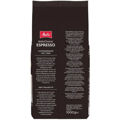 Кофе в зернах Melitta BellaCrema Espresso 1 кг