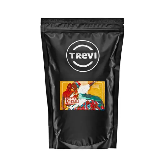 Кофе в зёрнах Trevi Арабика Бразилия без кофеина 500 г