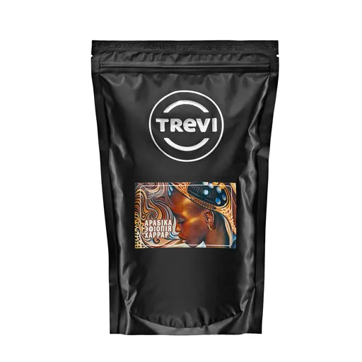 Кофе в зёрнах Trevi Арабика Эфиопия Харрар 500 г