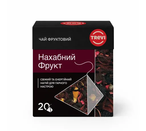 Чай в пірамідках фруктовий Нахабний Фрукт 20 шт*2г