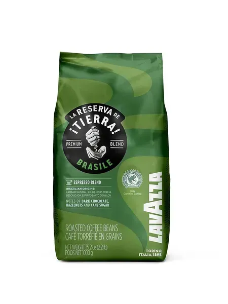 Кава в зернах Lavazza Tierra Brazil Intense (зелена) 1 кг