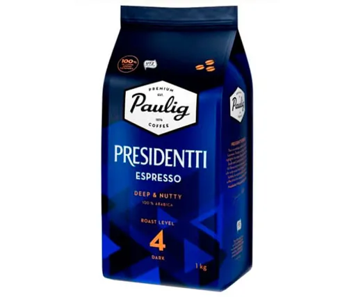 Кава в зернах Paulig Presidentti Espresso 1 кг