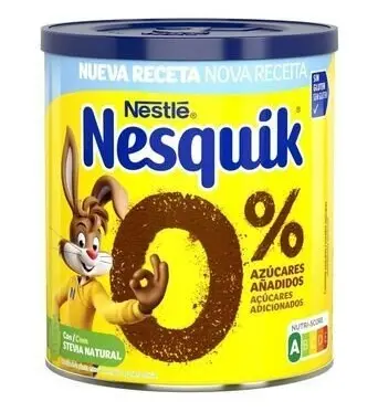 Какао Nesquik Nestle без цукру з/б 320 г