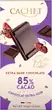 Шоколад чорний Cachet Extra Dark 85% какао 100 г