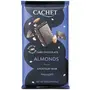 Шоколад черный Миндаль Cachet какао 54% 300 г